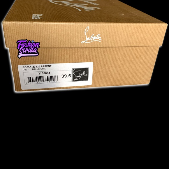 Christian Louboutin So Kate Ballerina 120mm Patent Leather Red Bottoms Size 8 - Picture 11 of 12